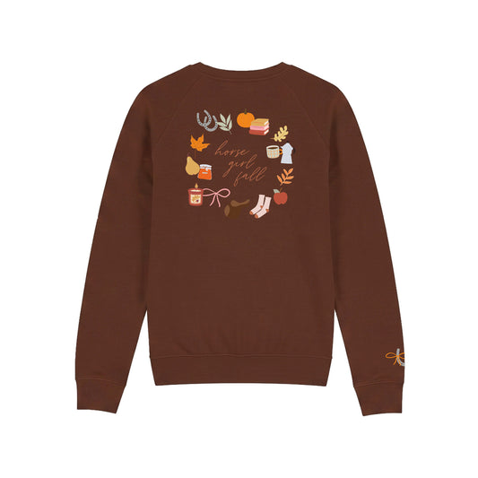 Dapplebay Kids Horse Girl Fall Sweatshirt