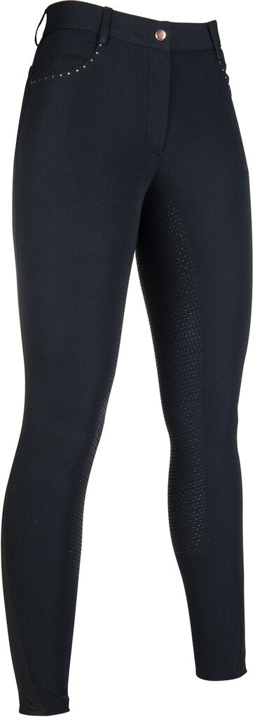 HKM Rosegold Glamour Ladies Riding Breeches Style S.F. Seat - JPC Equestrian.com