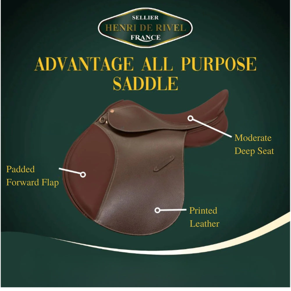 Henri De Rivel Regular Advantage All Purpose Saddle
