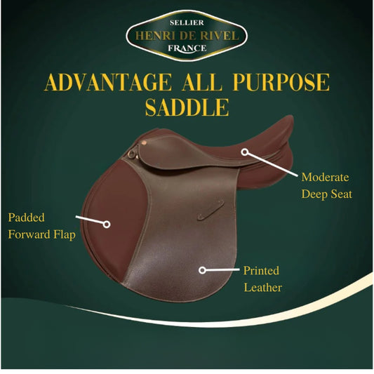Henri De Rivel Regular Advantage All Purpose Saddle