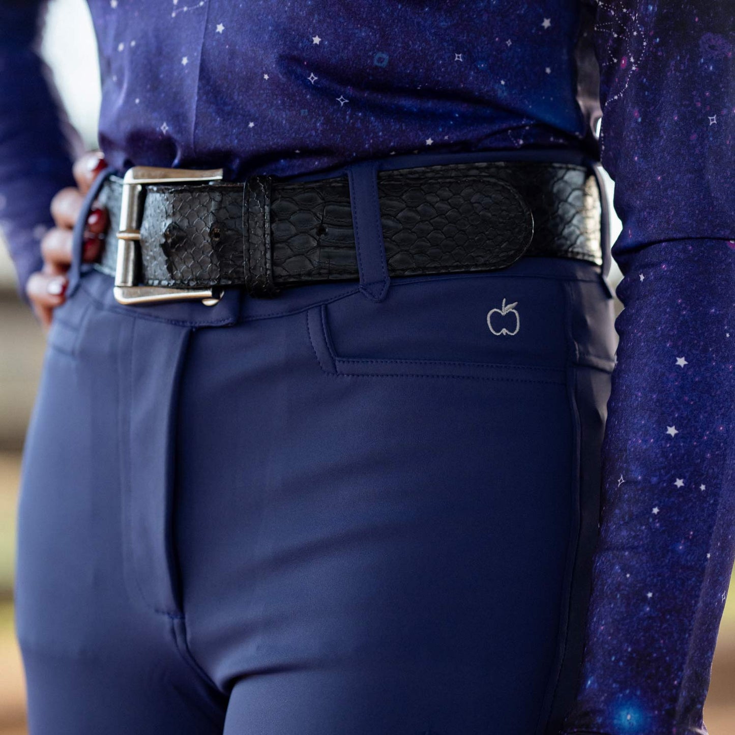 Dapplebay Constellation Compression Breeches- Navy