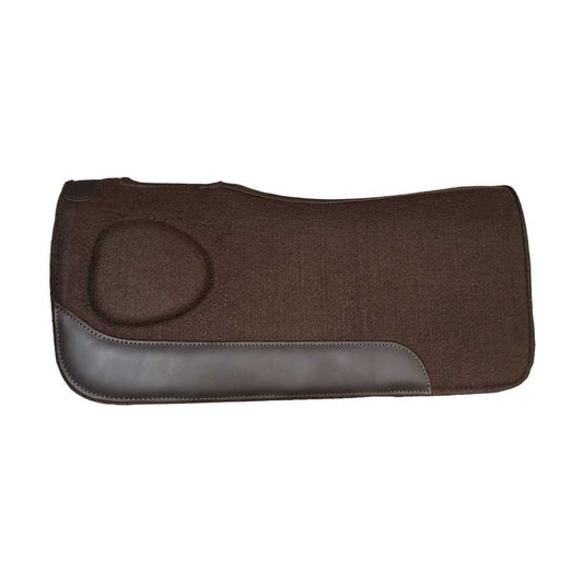 TuffRider Zenith Ease Brown Polyester Felt Saddle Pad-3/4"