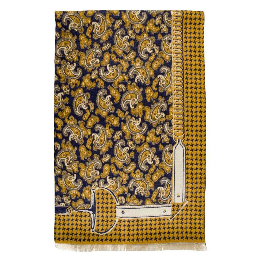 AWST Int'l Acrylic Cashmere Snaffle Bit and Houndstooth Scarf/Shawl