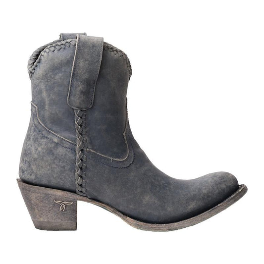 Lane Ladies Charcoal Black Plain Jane Bootie