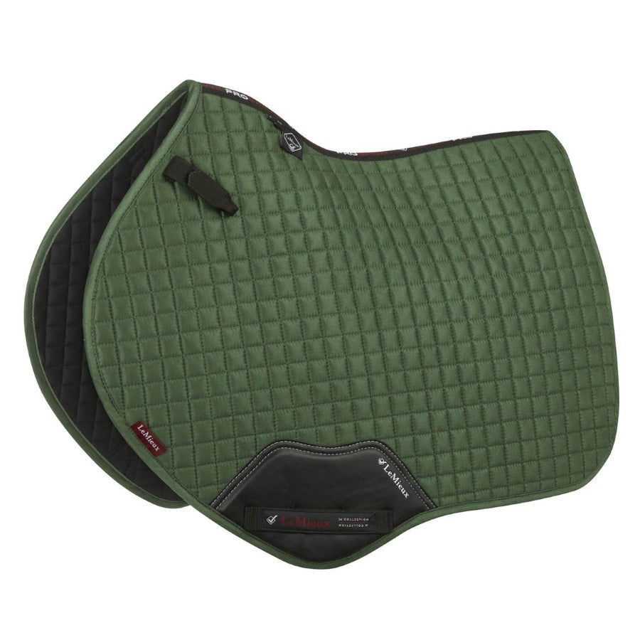 LeMieux Suede Close Contact Square Saddle Pad - Breeches.com
