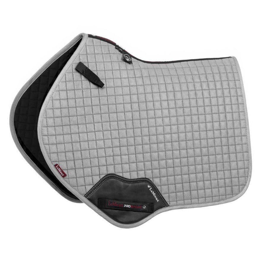 LeMieux Suede Close Contact Square Saddle Pad - Breeches.com
