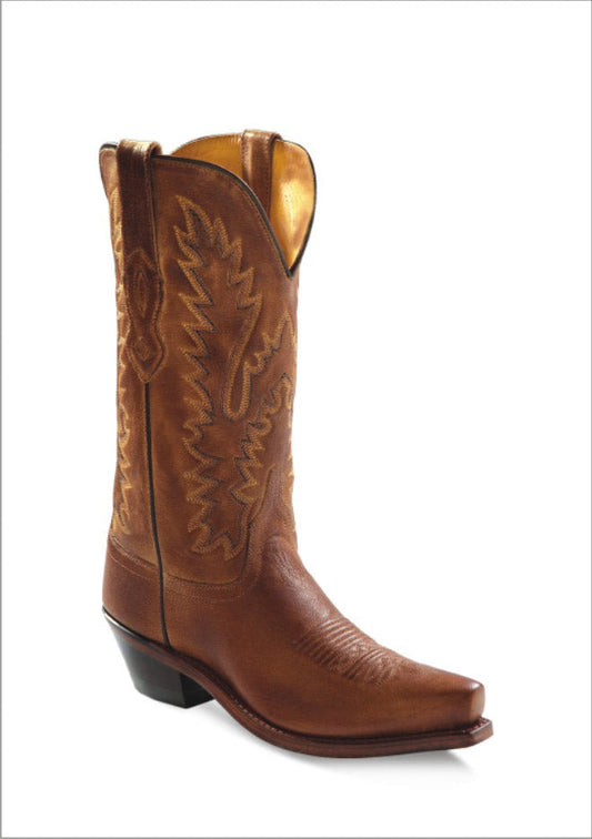 Old West Women's Tan Canyon Snip Toe Fashion Wear Boot