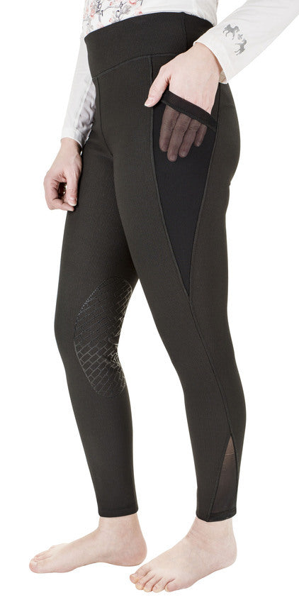 Tuffrider Ladies Classic Ribbed Tights_1