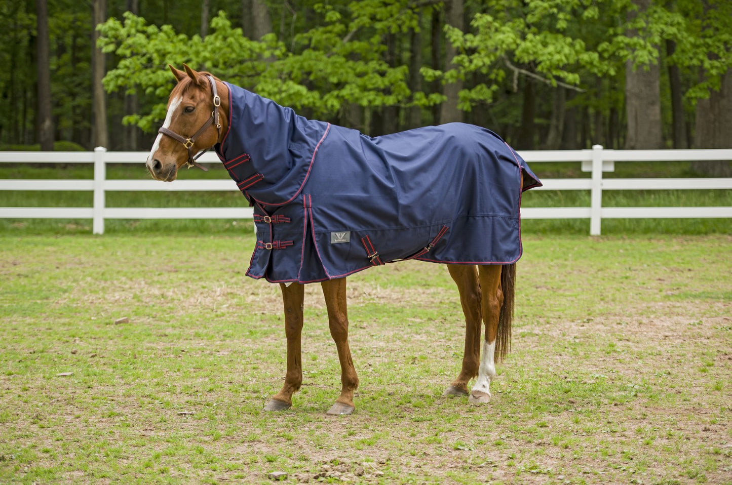 TuffRider 1200 D Comfy Detachable Neck Turnout Sheet