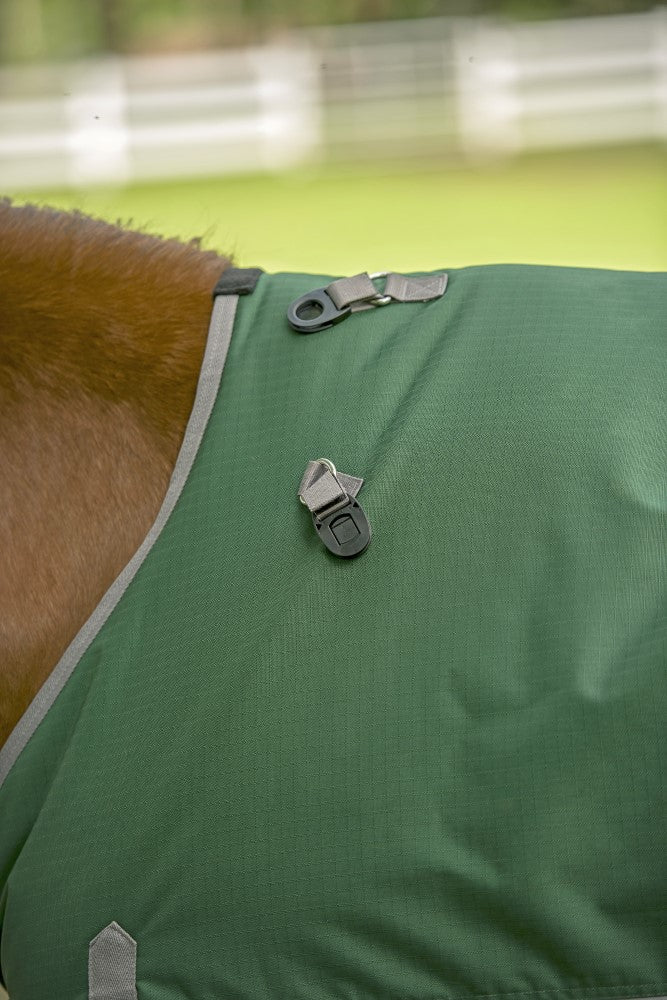TuffRider Bonum 1200D Medium Weight Detachable Neck Two Tone Turnout Blanket w/ 200GSM of fill
