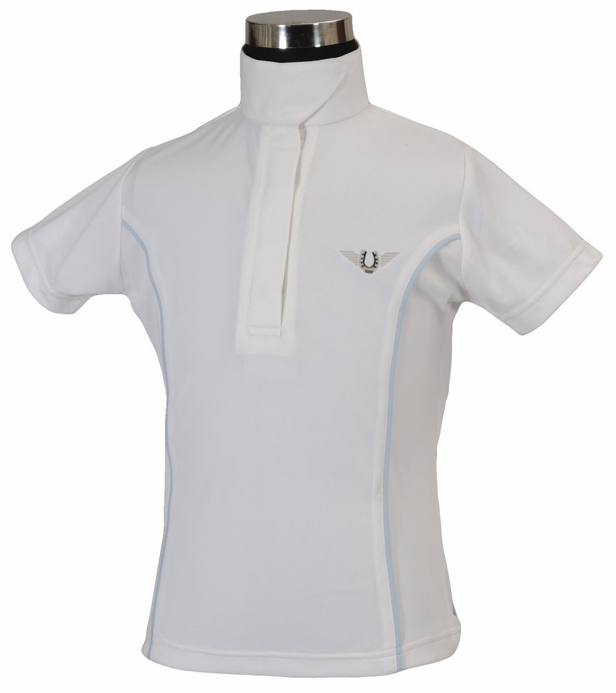 TuffRider Children's Kirby Kwik Dry Short Sleeve Show Shirt_3572