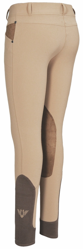 TuffRider Ladies Sydney Knee Patch Breeches w/ Contoured sock bottom (CSB)_361