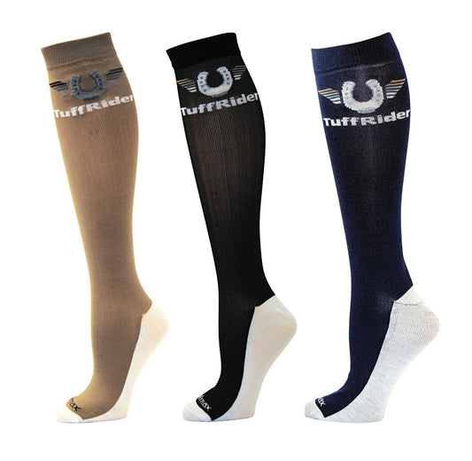 TuffRider Ladies Coolmax Knee Hi Boot Socks - 3 Pack_1668