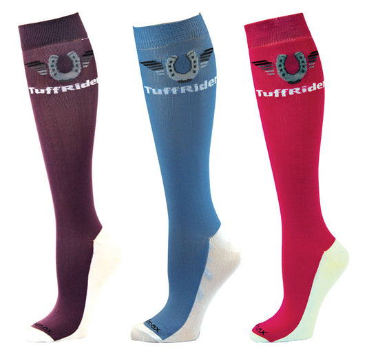 TuffRider Ladies Coolmax Knee Hi Boot Socks - 3 Pack_1669