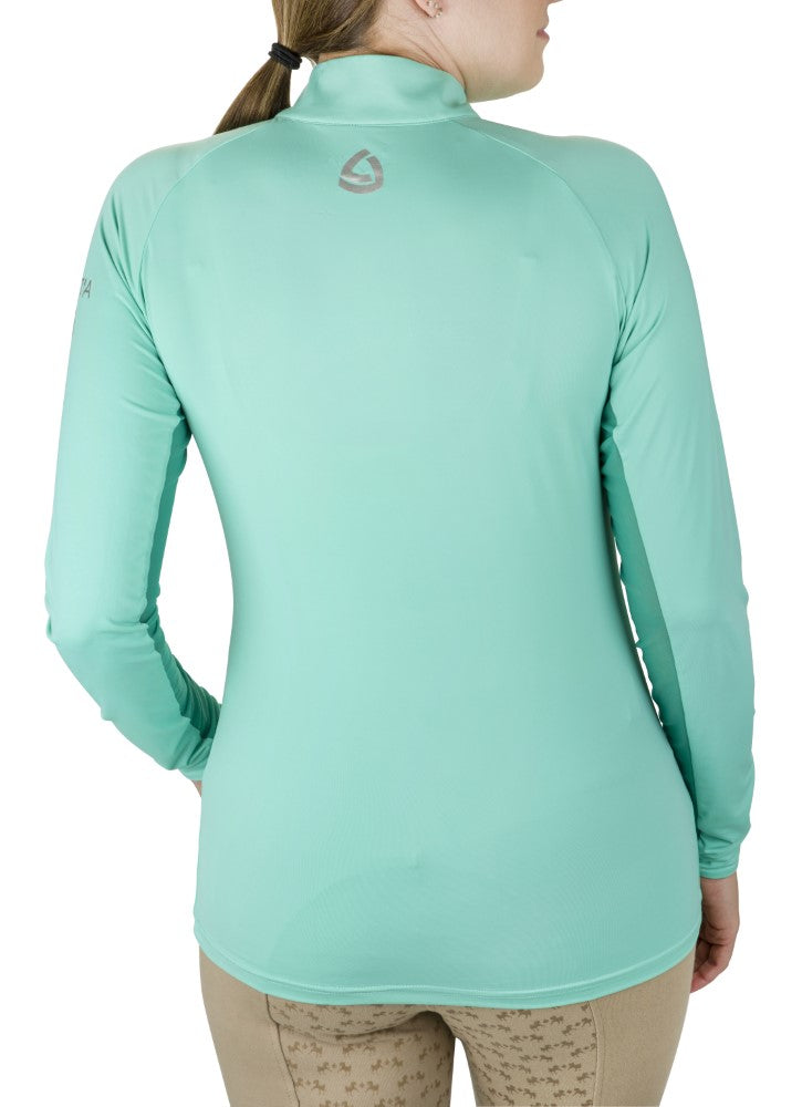 Lettia Women Quarter-Zip Neck UPF 50+ Sun Shirt