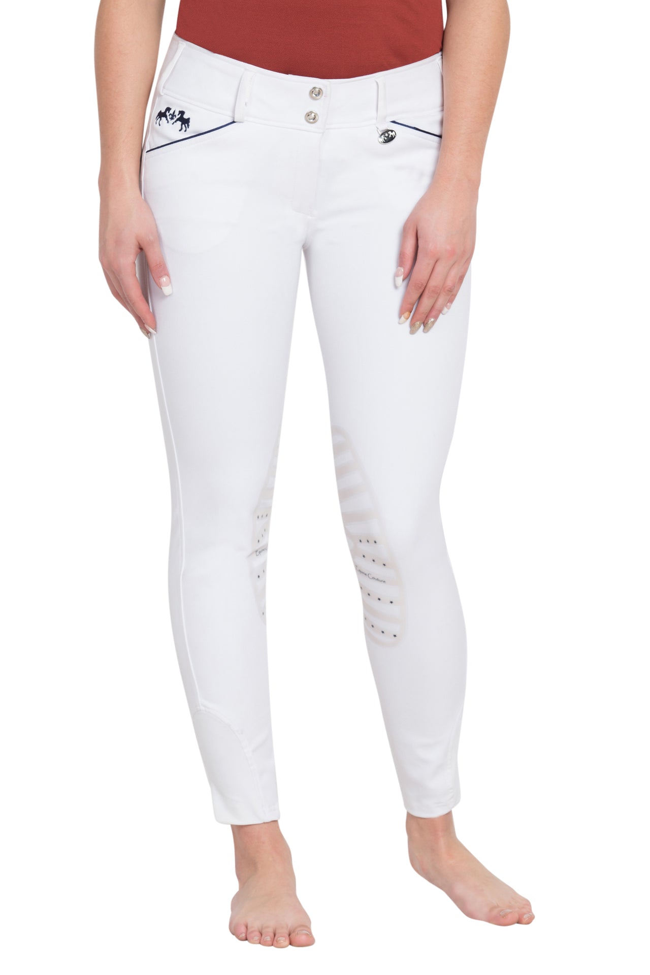 Equine Couture Ladies Brittni Silicone Knee Patch Breeches_3