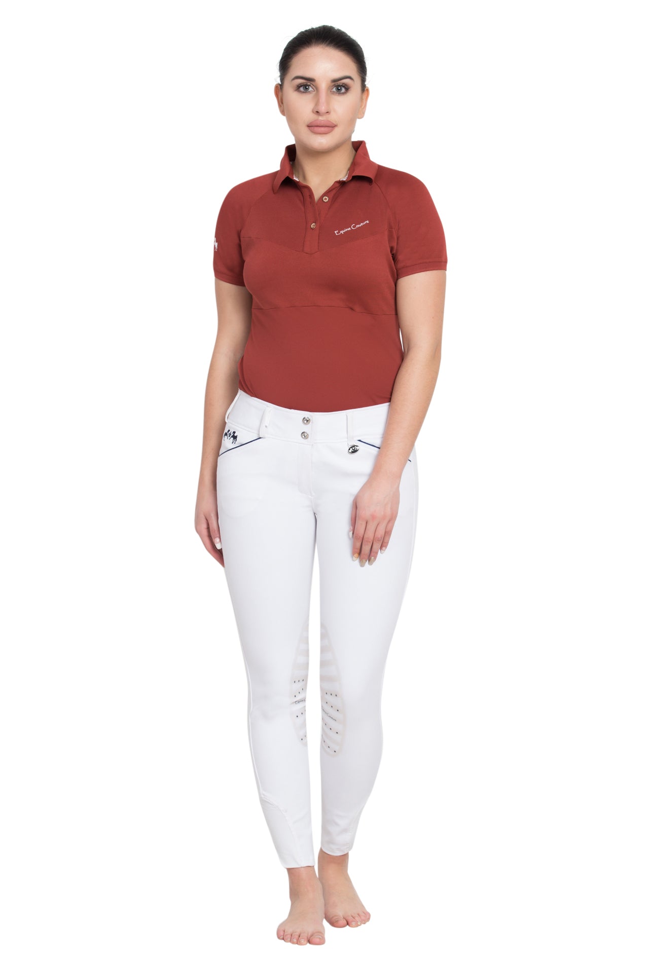Equine Couture Ladies Brittni Silicone Knee Patch Breeches_5