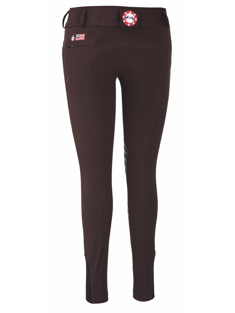 Equine Couture Ladies Brittni Silicone Knee Patch Breeches_16