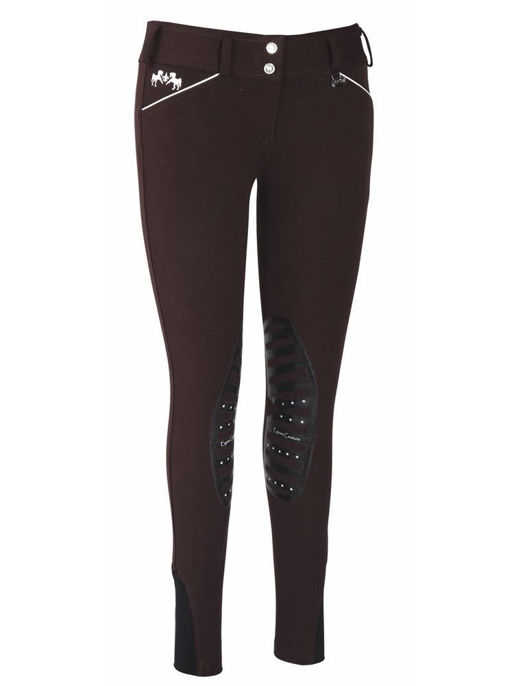 Equine Couture Ladies Brittni Silicone Knee Patch Breeches_15