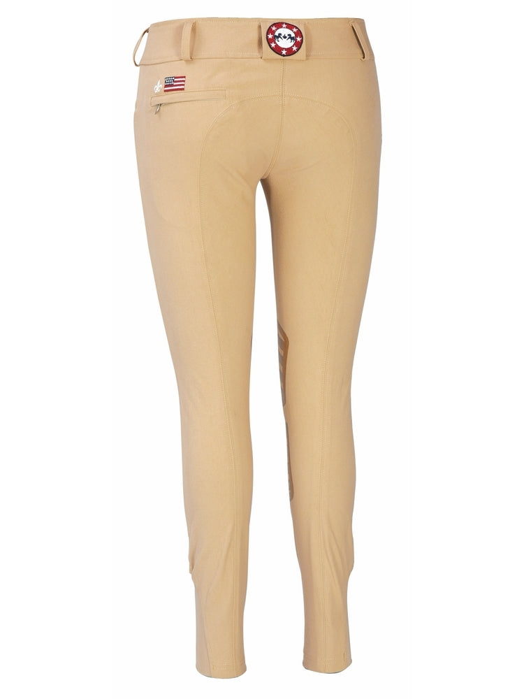 Equine Couture Ladies Brittni Silicone Knee Patch Breeches_24