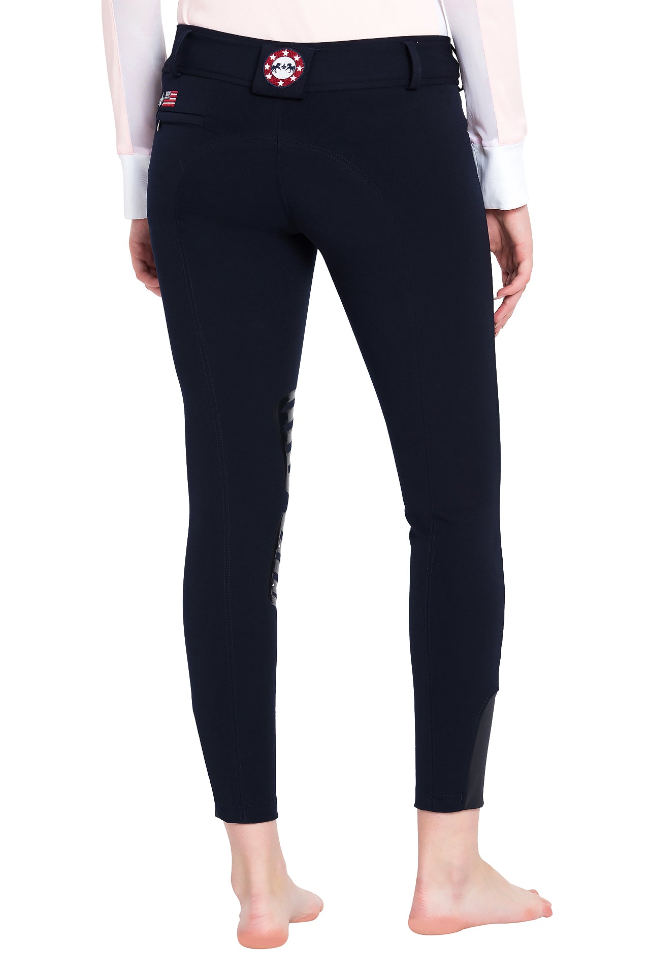 Equine Couture Ladies Brittni Silicone Knee Patch Breeches_10