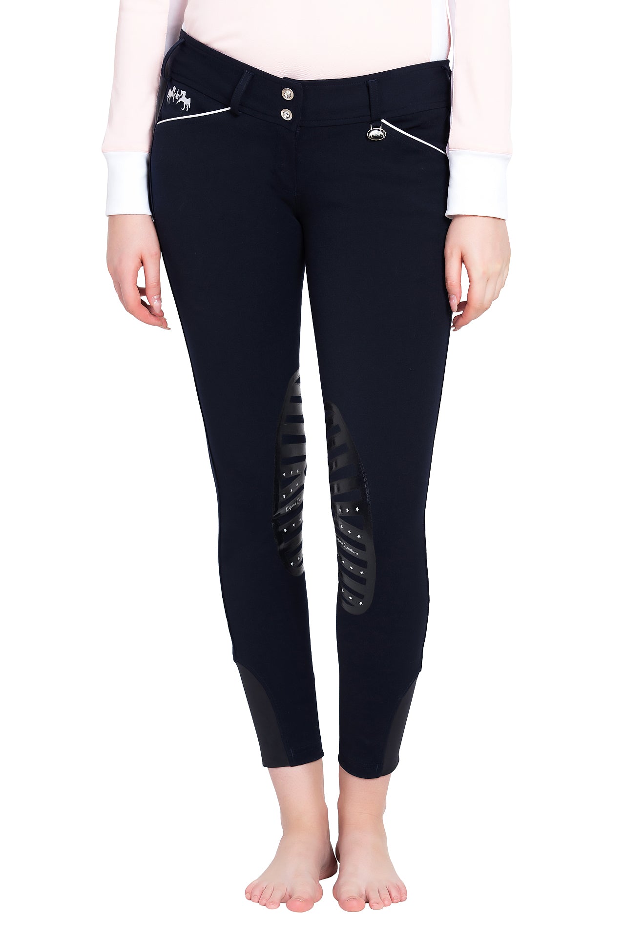 Equine Couture Ladies Brittni Silicone Knee Patch Breeches_8