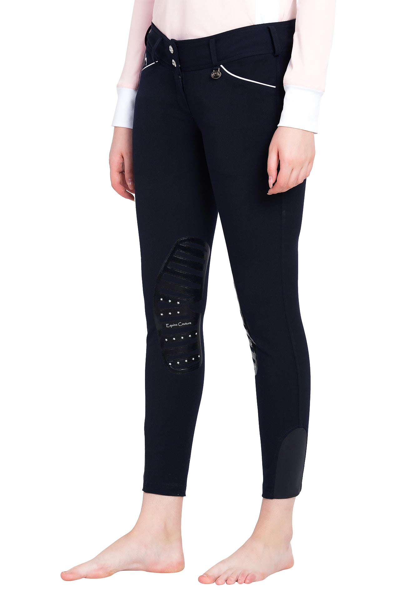 Equine Couture Ladies Brittni Silicone Knee Patch Breeches_7