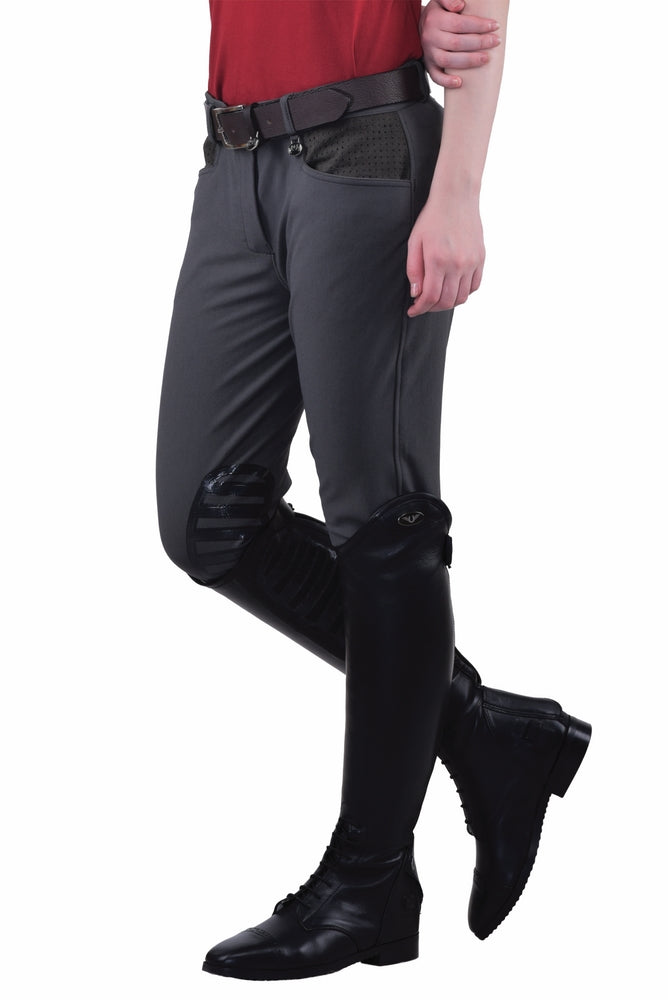 Equine Couture Ladies Oslo Silicone Knee Patch Breeches_163