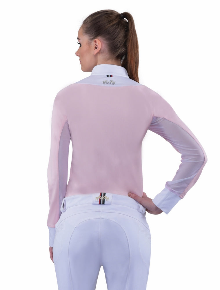 Equine Couture Ladies Maggie Long Sleeve Show Shirt_4114