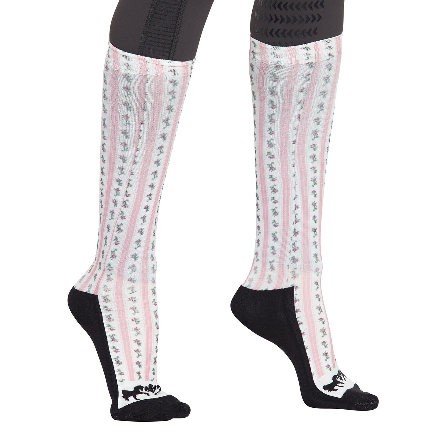 Equine Couture Ladies Isabel Padded Knee Hi Boot Socks_1735