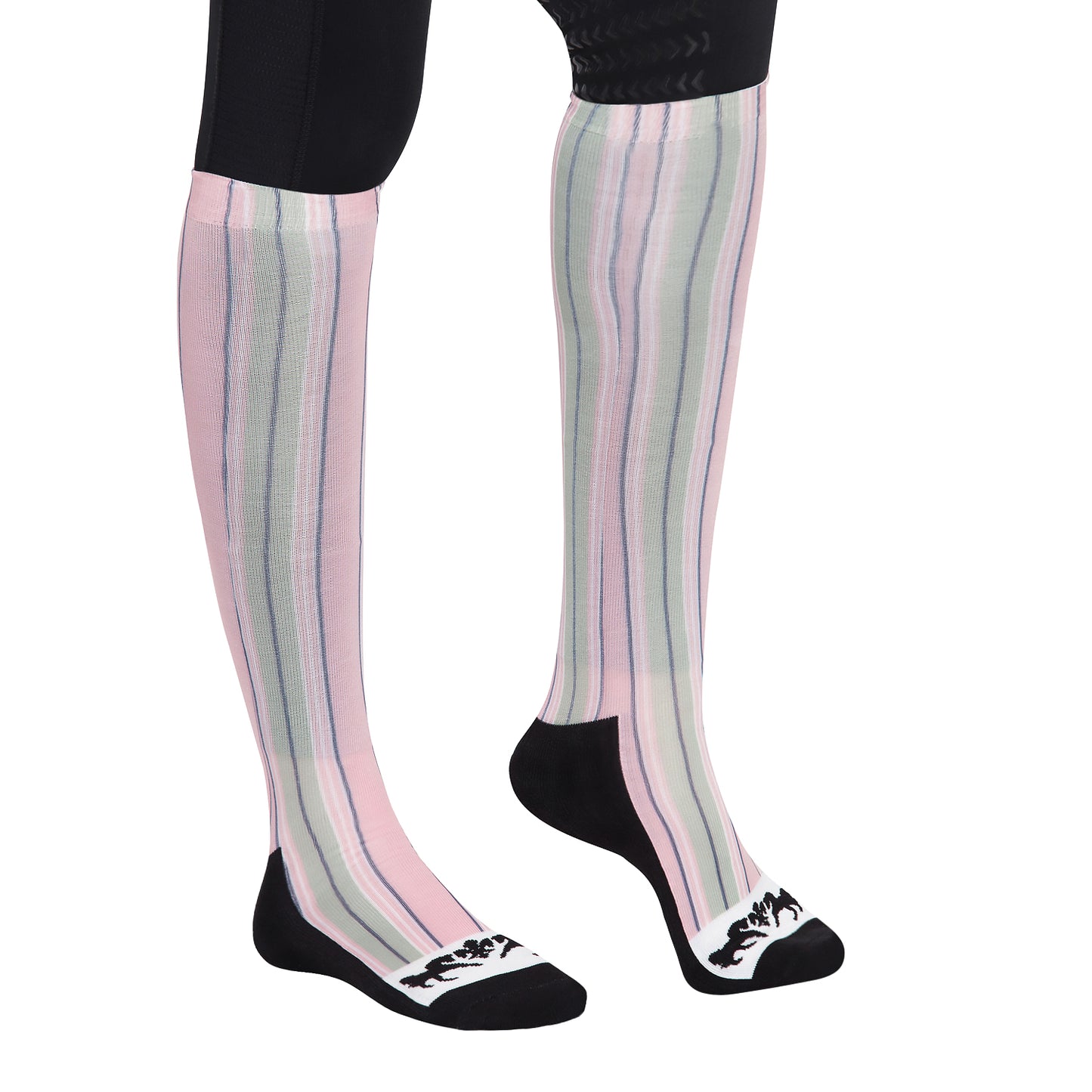 Equine Couture Ladies Isabel Padded Knee Hi Boot Socks_1739