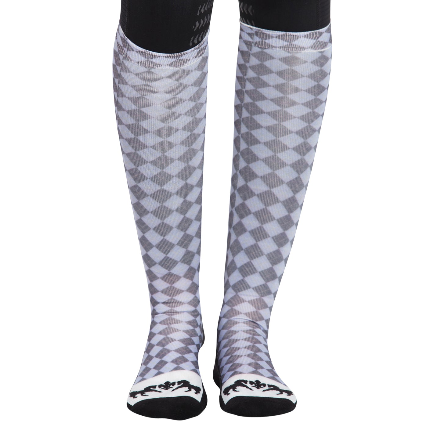 Equine Couture Ladies Isabel Padded Knee Hi Boot Socks_1746