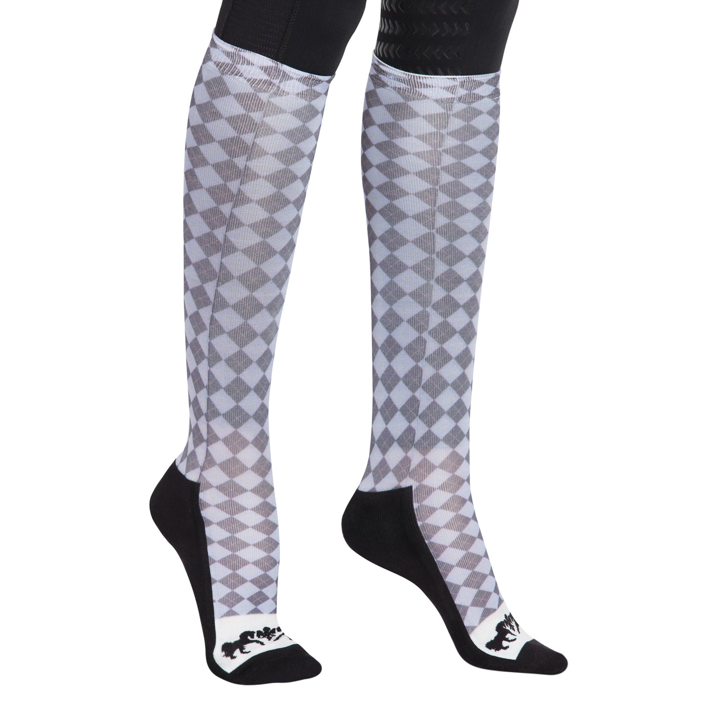 Equine Couture Ladies Isabel Padded Knee Hi Boot Socks_1747