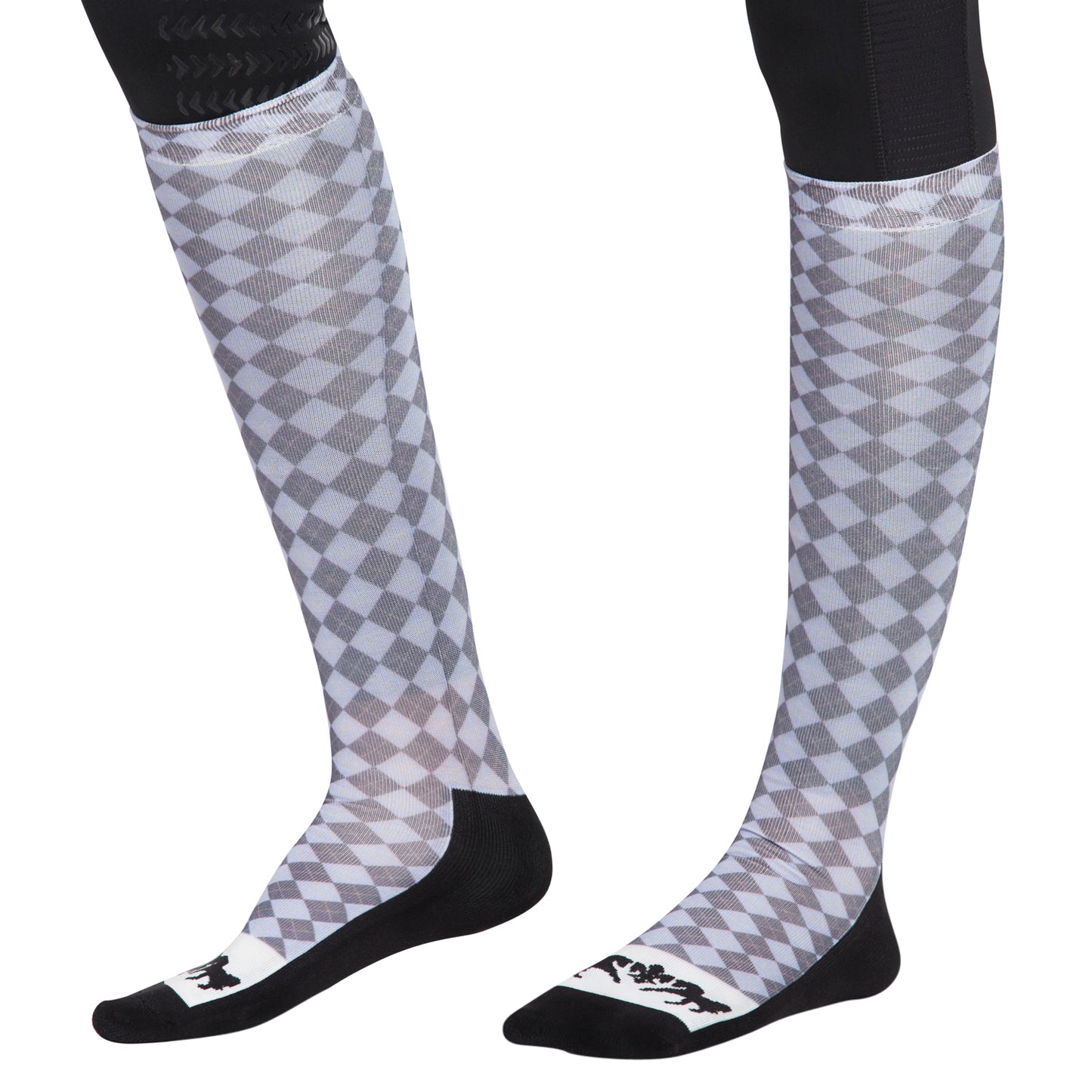 Equine Couture Ladies Isabel Padded Knee Hi Boot Socks_1745