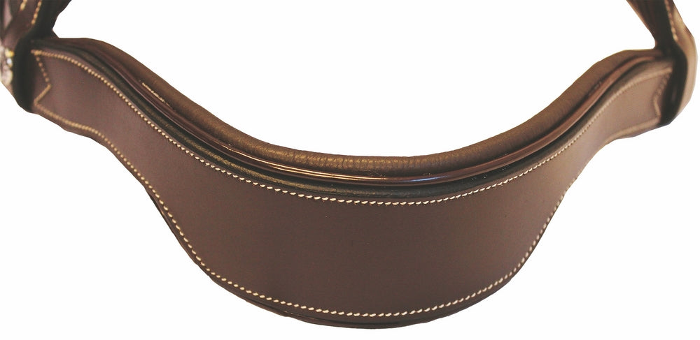 Henri de Rivel Pro Mono Crown Fancy Bridle with Patent Leather Piping and Laced Reins_1908