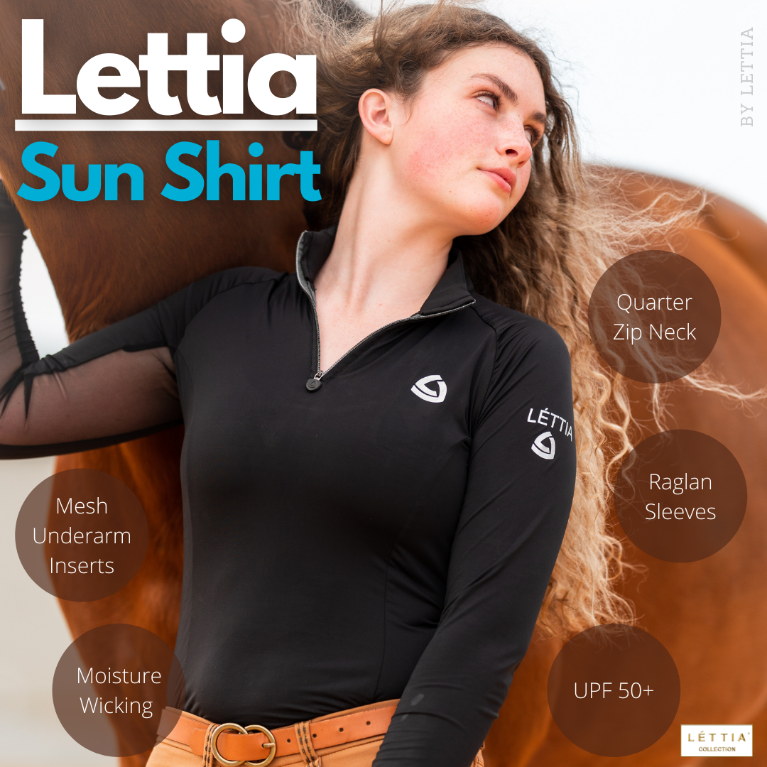 Lettia Women Quarter-Zip Neck UPF 50+ Sun Shirt