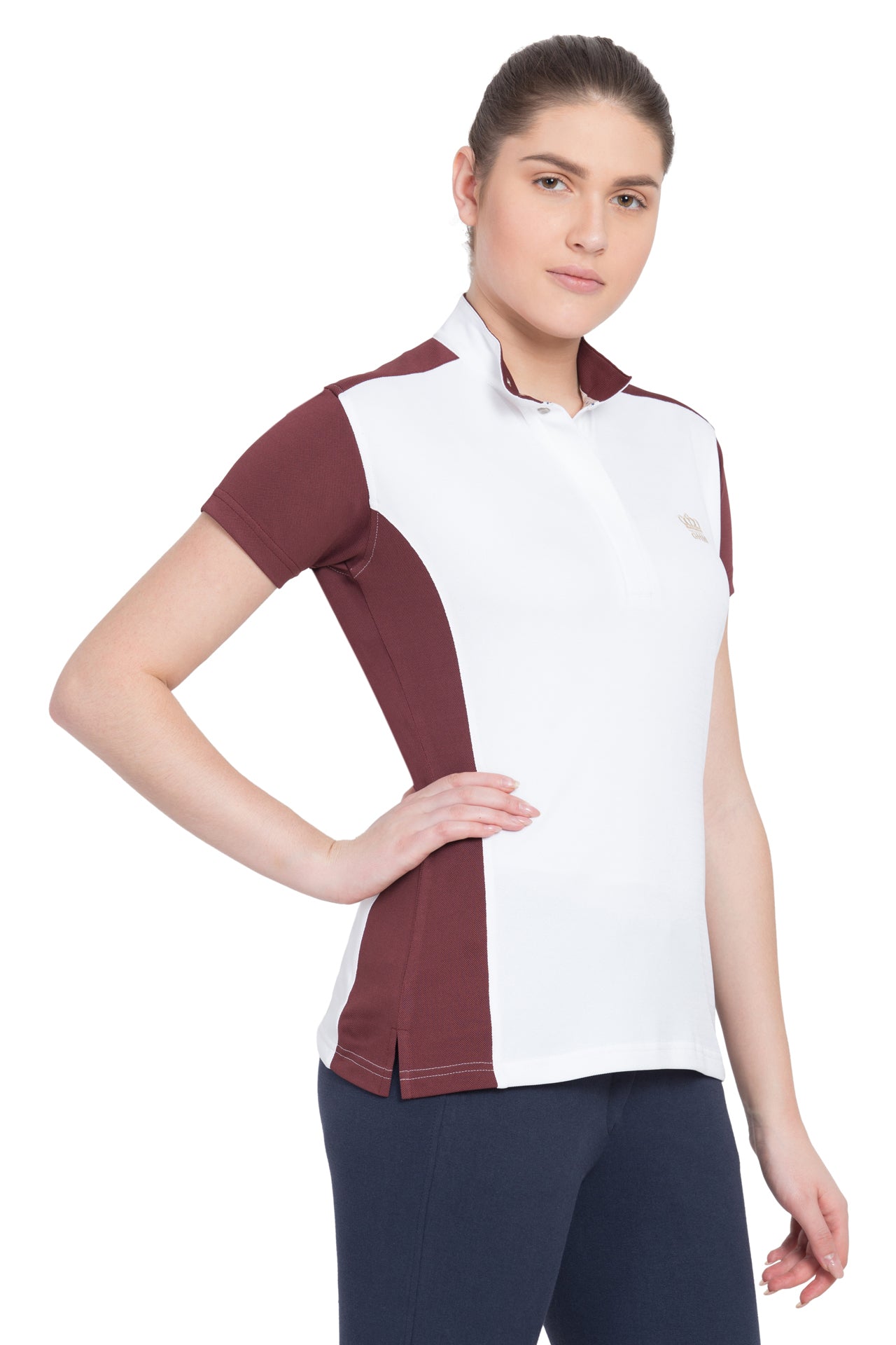 George H Morris Ladies Champion Short Sleeve Show Shirt_4445