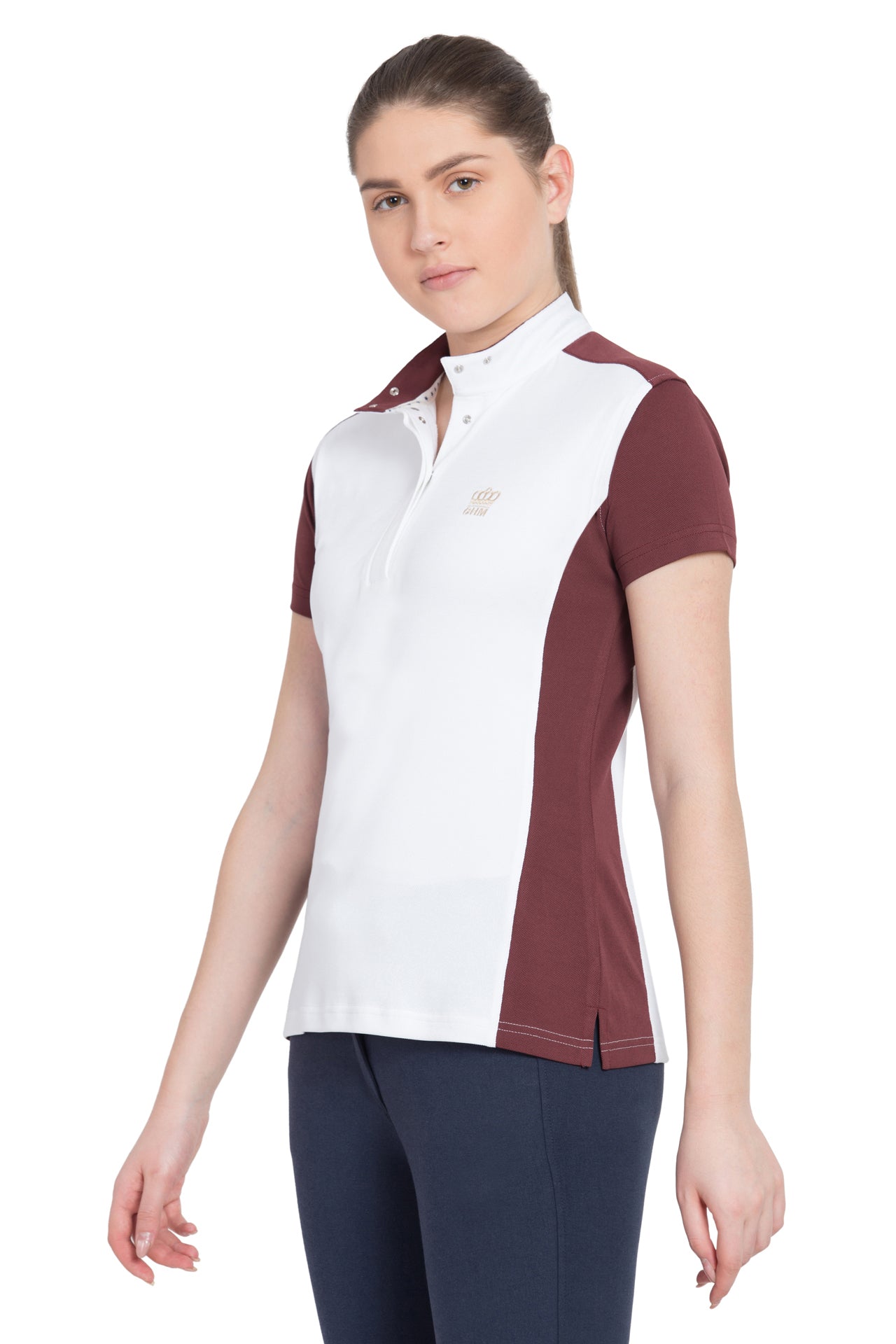 George H Morris Ladies Champion Short Sleeve Show Shirt_4443