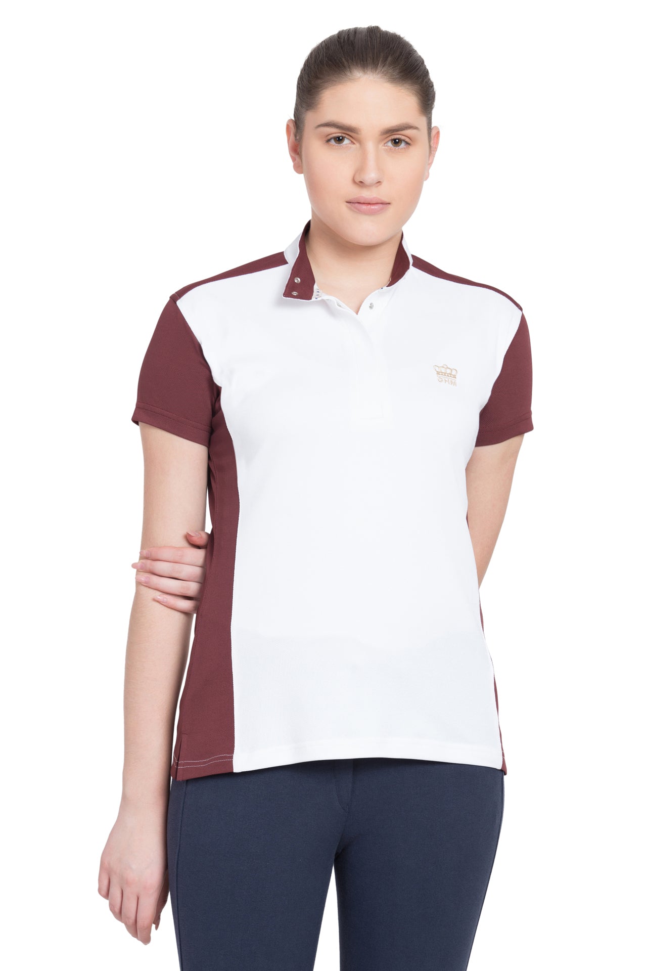 George H Morris Ladies Champion Short Sleeve Show Shirt_4442
