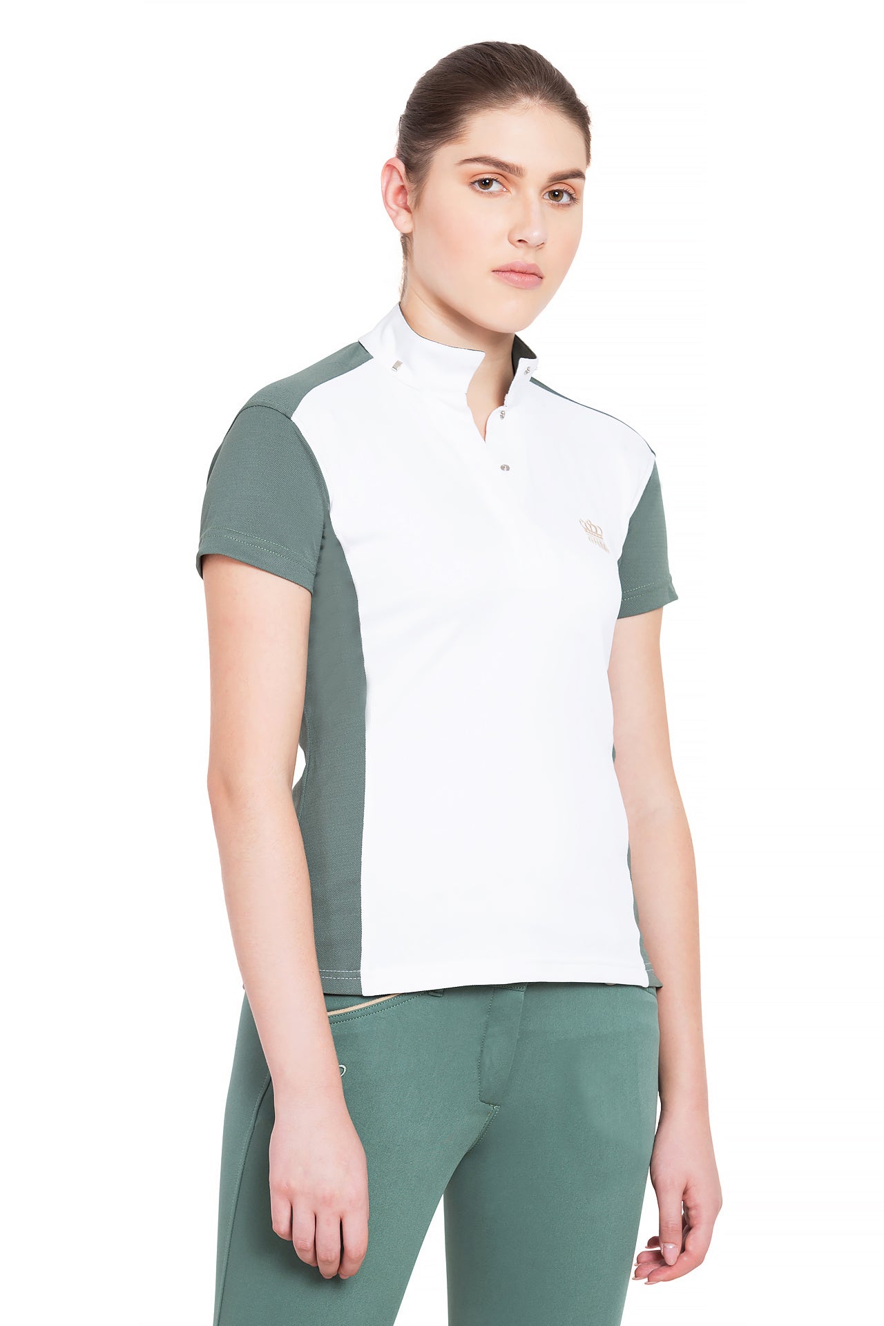 George H Morris Ladies Champion Short Sleeve Show Shirt_4438