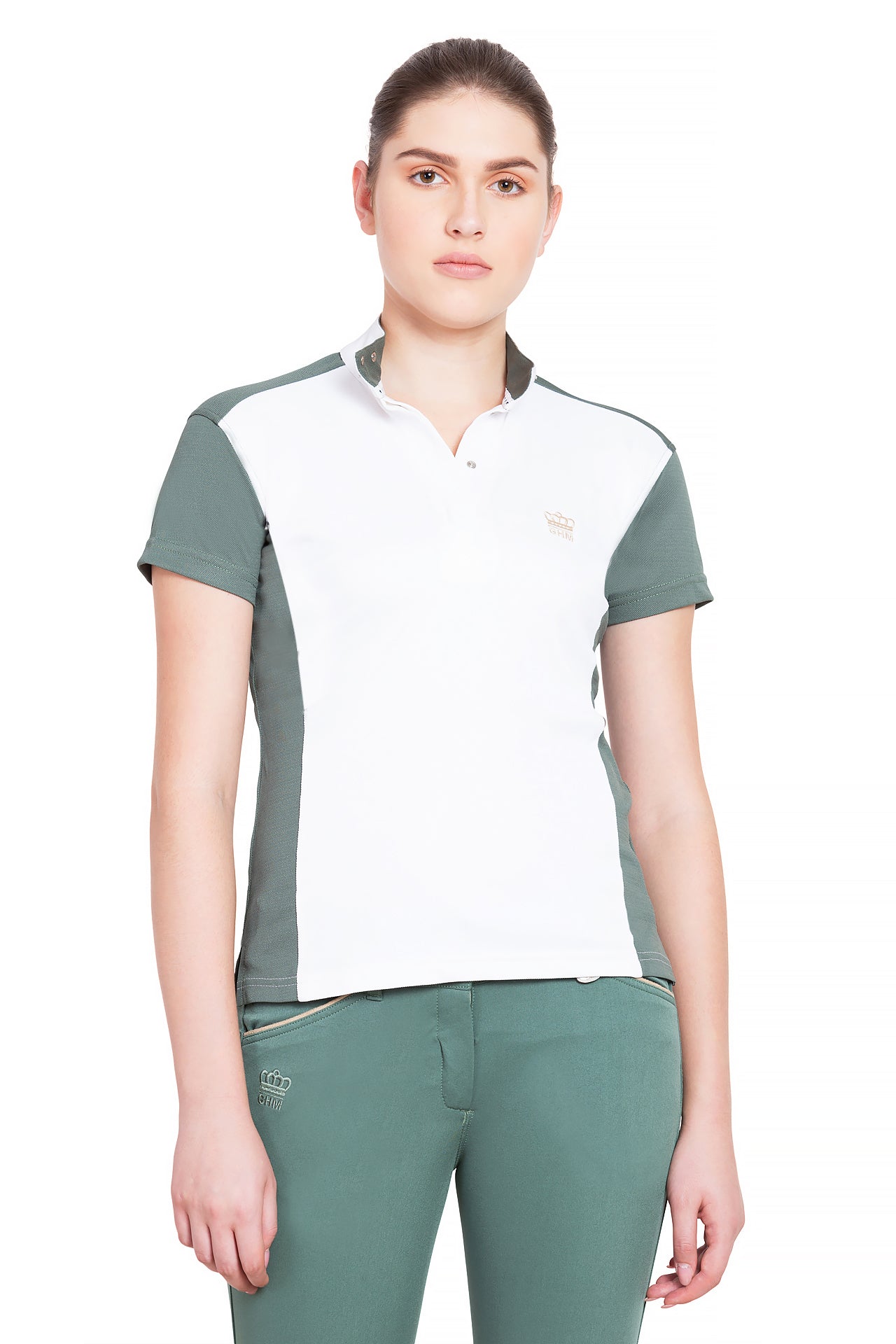 George H Morris Ladies Champion Short Sleeve Show Shirt_4436