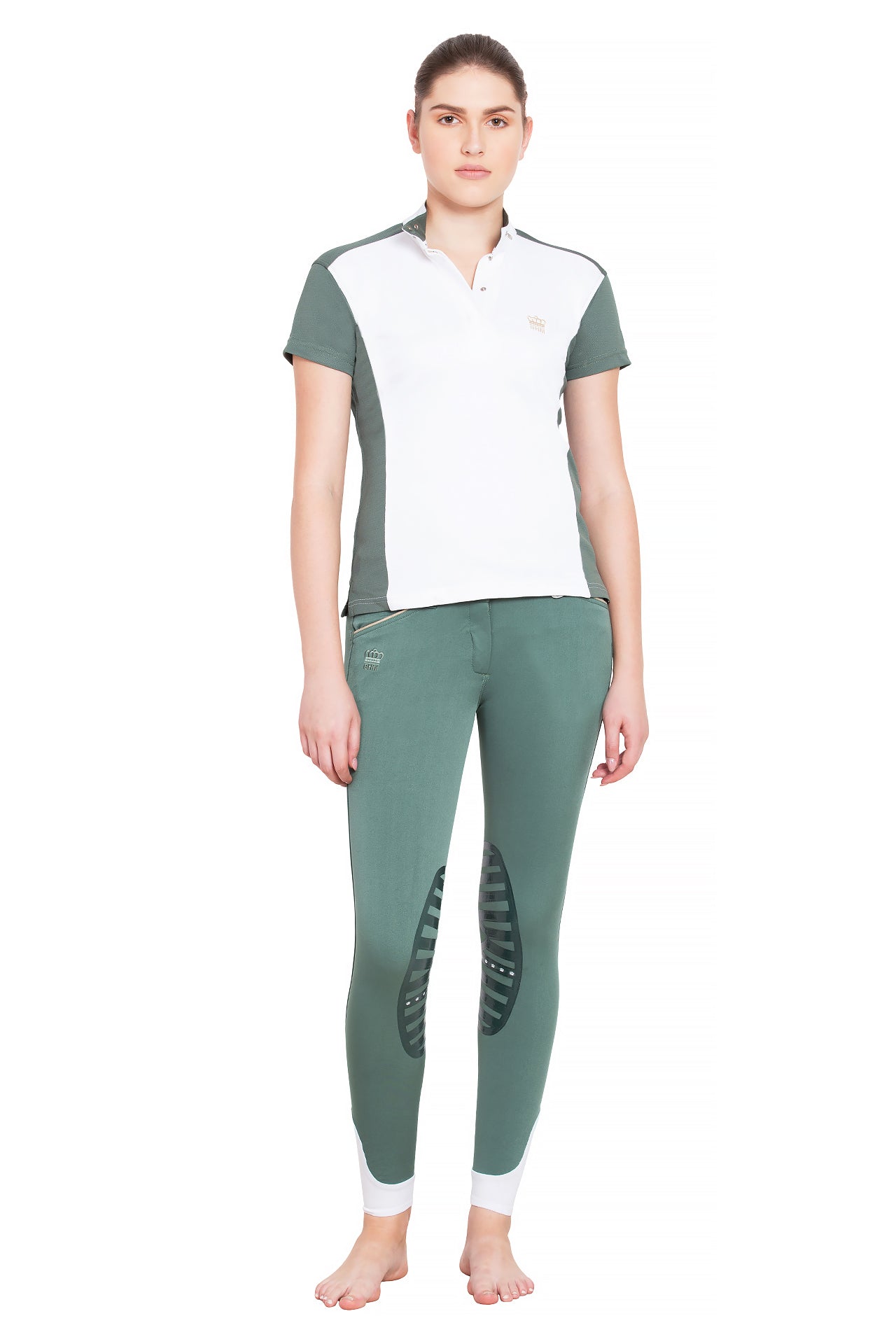 George H Morris Ladies Champion Short Sleeve Show Shirt_4440