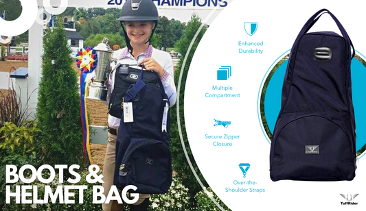 TuffRider Lightweight Polyester Boots and Helmet Bag