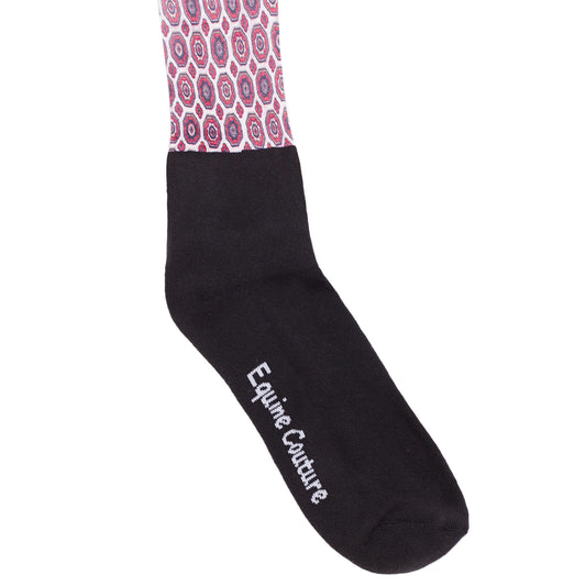 Equine Couture Ladies Kelsey Padded Knee Hi Boot Socks_2