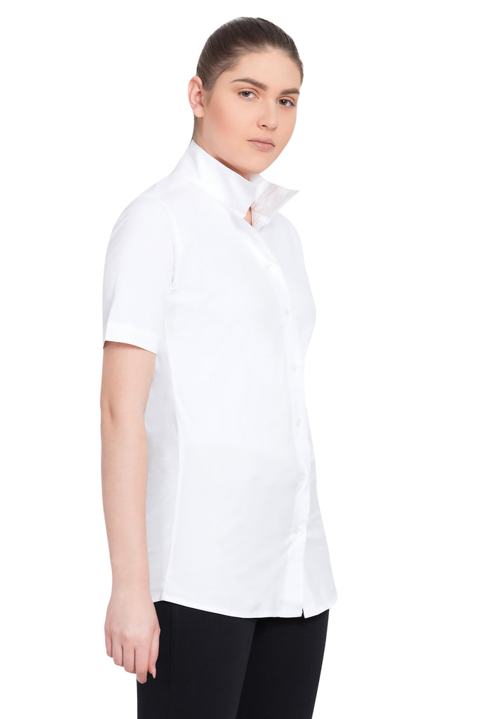 TuffRider Ladies Starter Short Sleeve Show Shirt_5