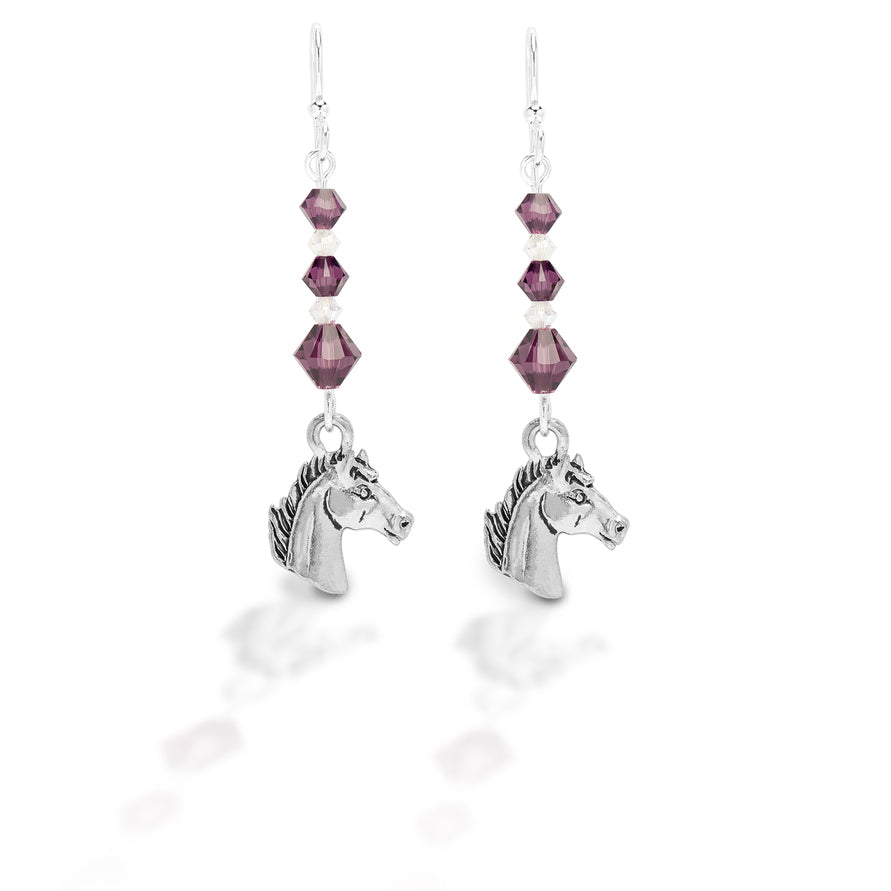 Kasaro Designs Beaded Horse Head Earrings_2