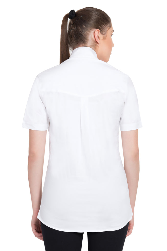 TuffRider Ladies Starter Short Sleeve Show Shirt_4