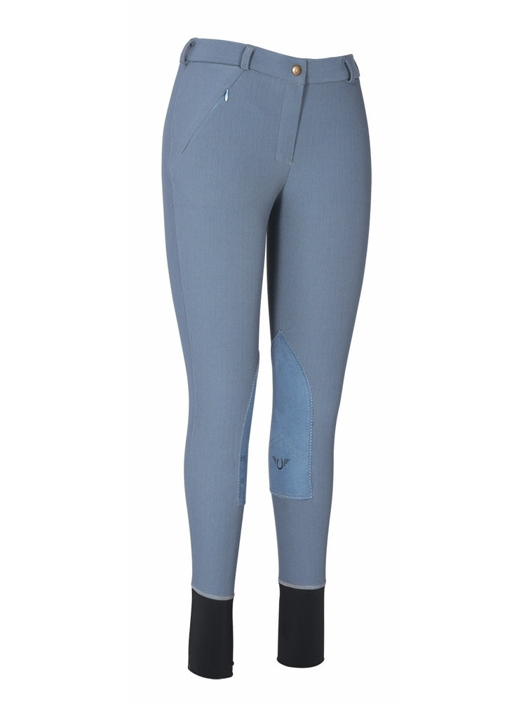 TuffRider Ladies Ribb Lowrise Knee Patch Breeches_5