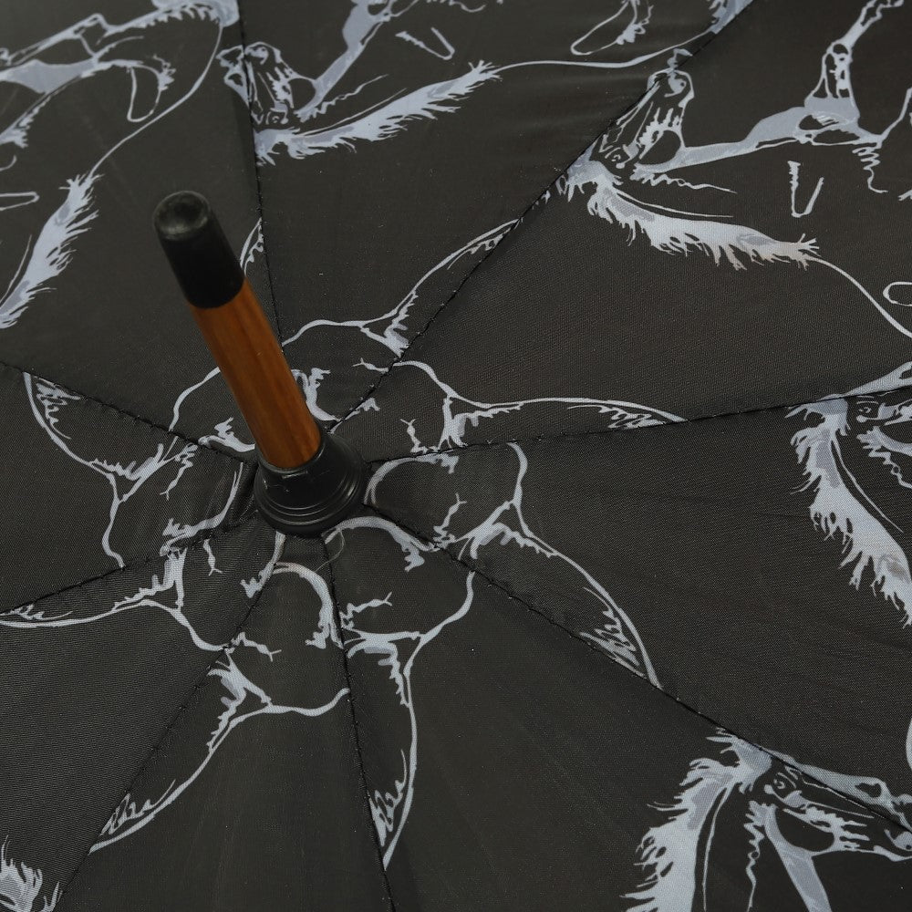 AWST Int'l Lila Umbrella - Linear Horses