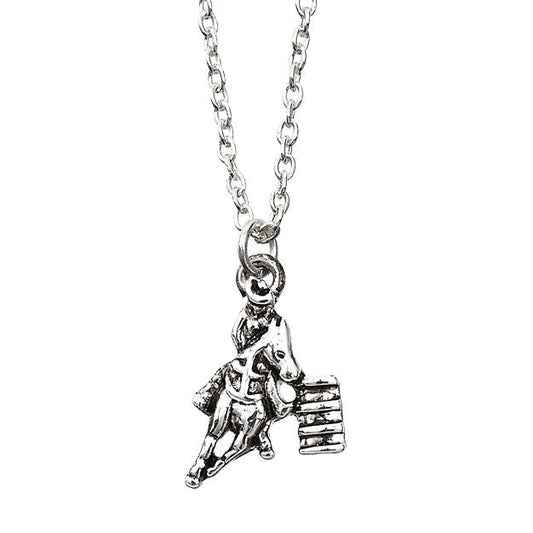 AWST Int'l Barrel Racer Necklace w/Colorful Cowboy Hat Gift Box